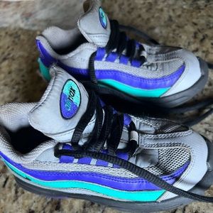 Toddler Airmax Grey, purple and turquoise size 9c